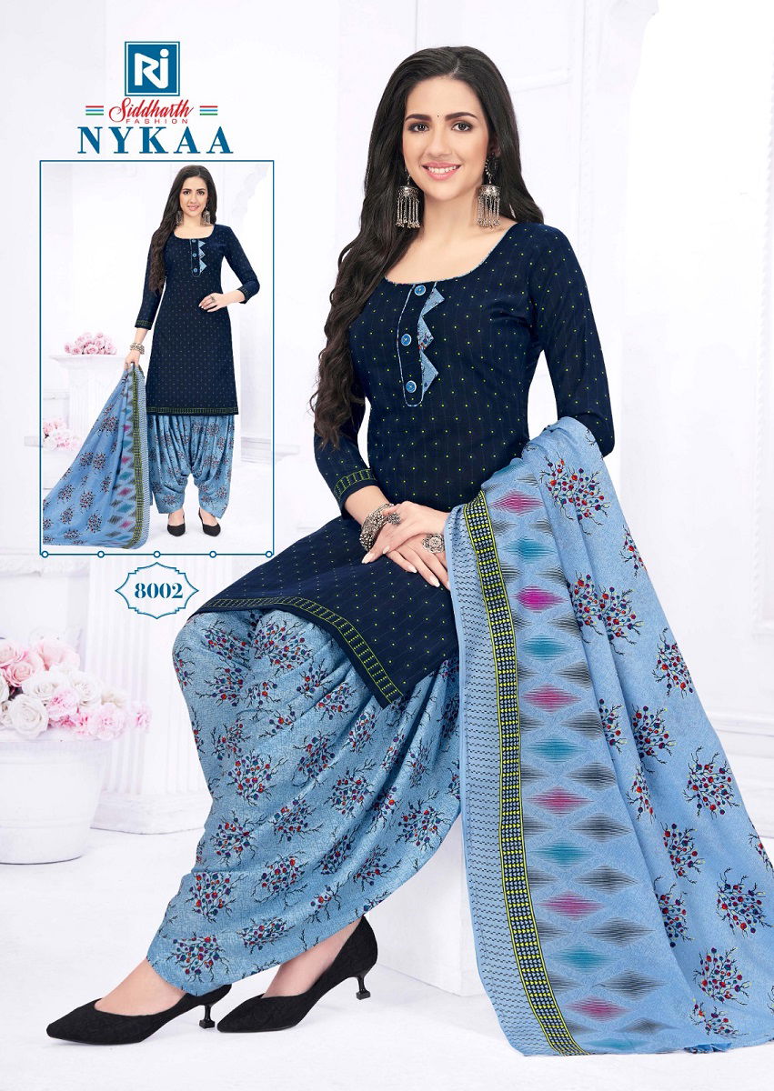 Siddharth Nykaa 8 Readymade Cotton Dress Catalog
